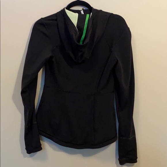 Black zip up reversible hoodie - Picture 4 of 5